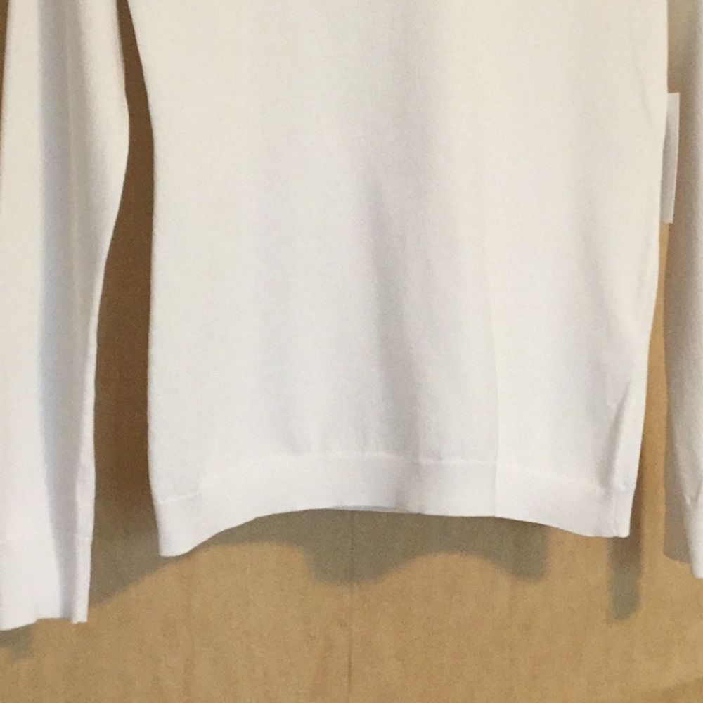 Frame Denim Scoop Cutout Long Sleeve Tee - Picture 4 of 8